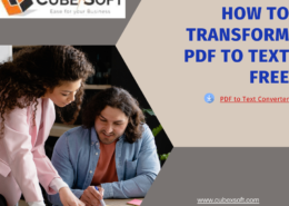 How to Save the PDF File as Text Format Free? – Complete Tutorial