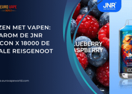 Reizen met Vapen: Waarom de JNR Falcon X 18000 de Ideale Reisgenoot Is