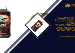 Waarom de JNR Falcon 16000 een revolutie teweegbrengt in lang meegaande wegwerp vapes