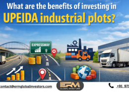 What are the benefits of investing in UPEIDA industrial plots?