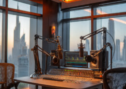 Podcast Studio for Fitness Coaches in Dubai Media Space